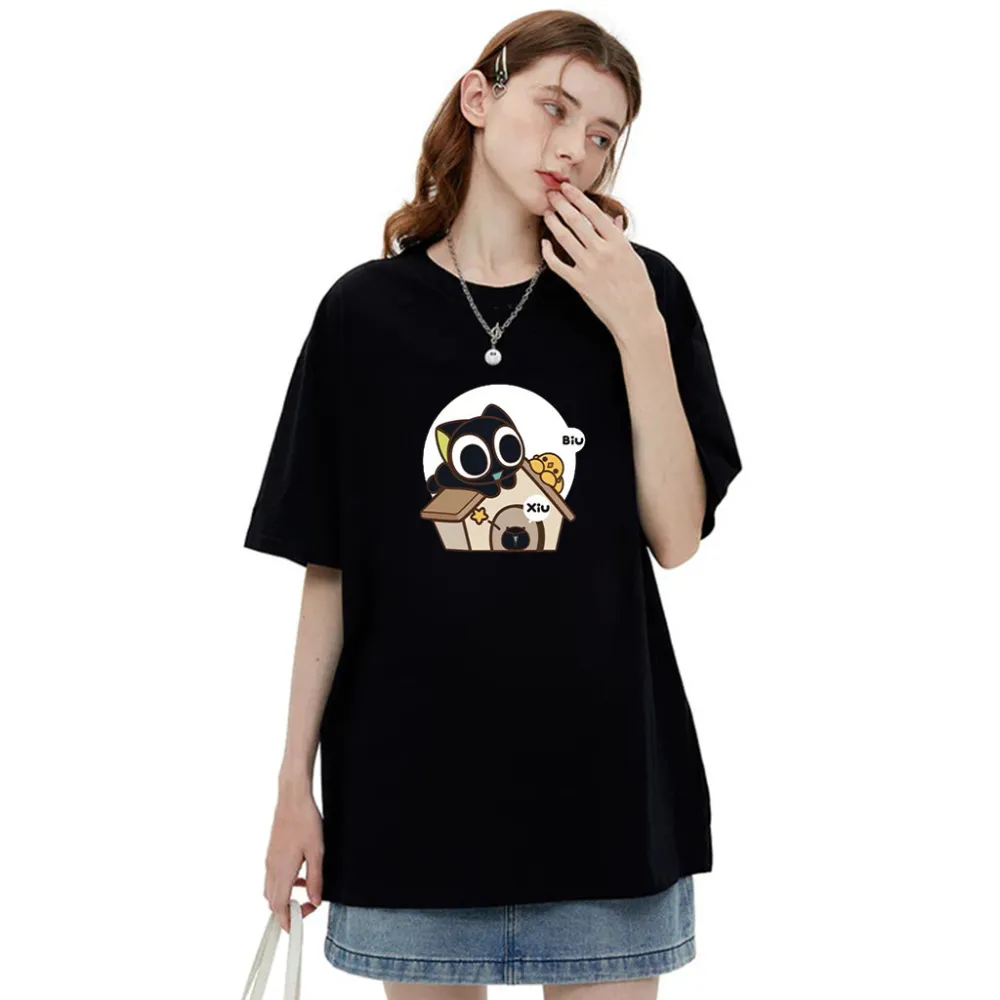 “Round Neck American Style Mini House” T-shirt