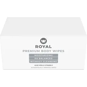 Royal Condom Intimacy Cleansing Wipes 30ct