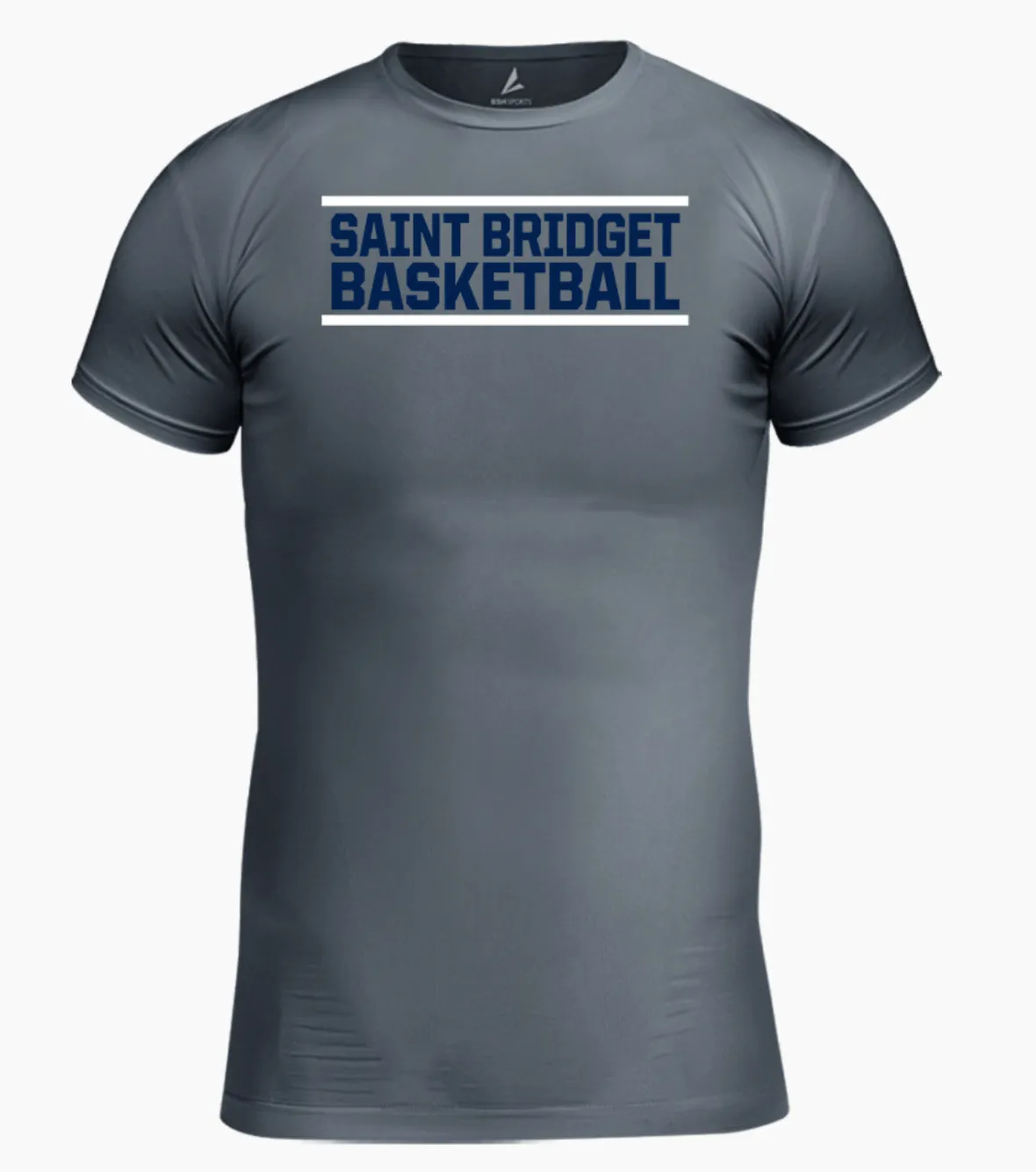 Saint Bridget Basketball Sport-Tek BSN SPORTS Youth Short Sleeve Compression Top