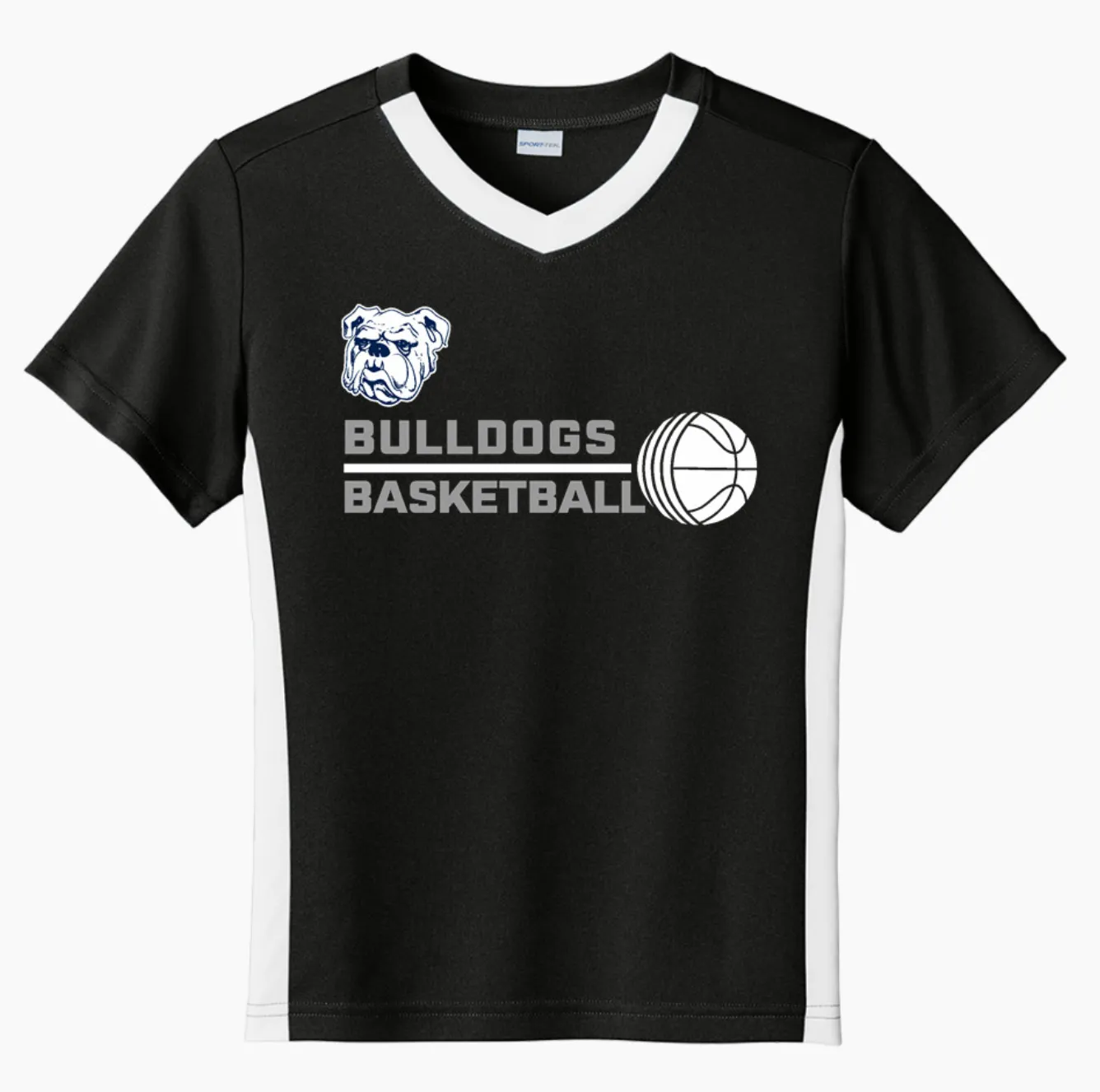 Saint Bridget Basketball Sport-Tek Youth Competitor United Short-Sleeve V-Neck Tee