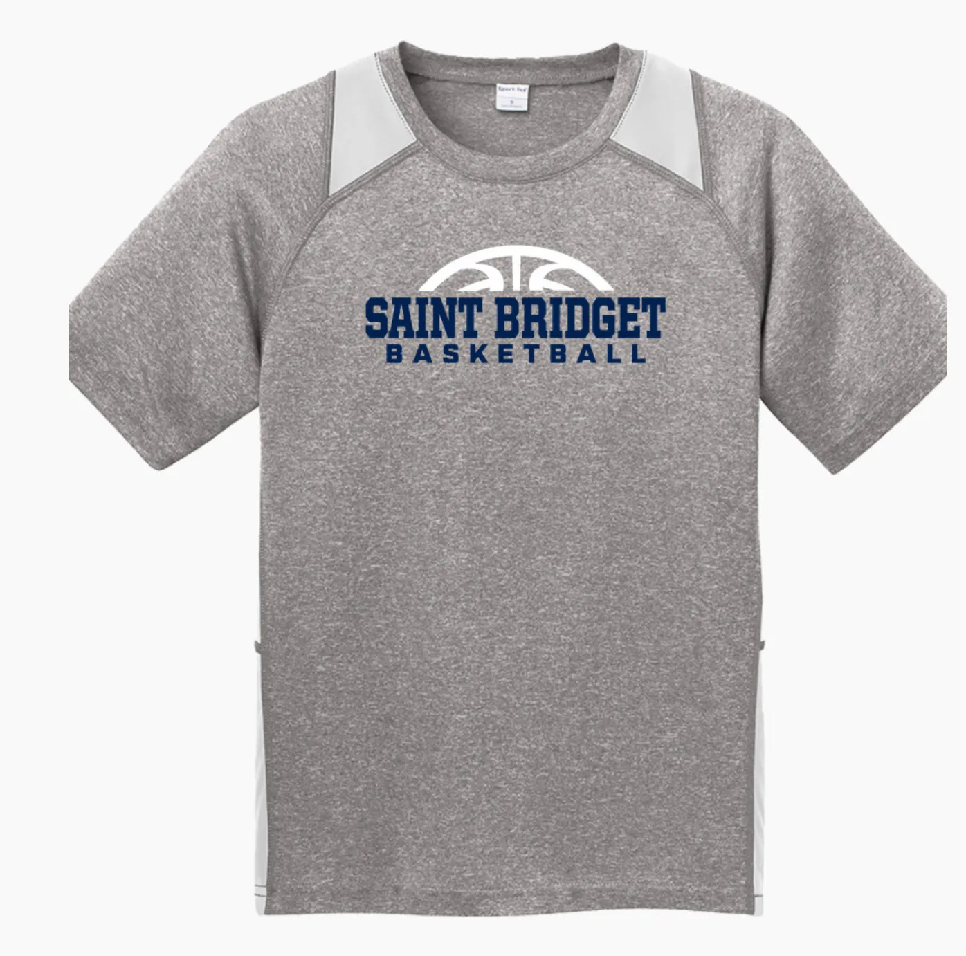 Saint Bridget Basketball Sport-Tek Youth Short Sleeve Colorblock Contender Tee