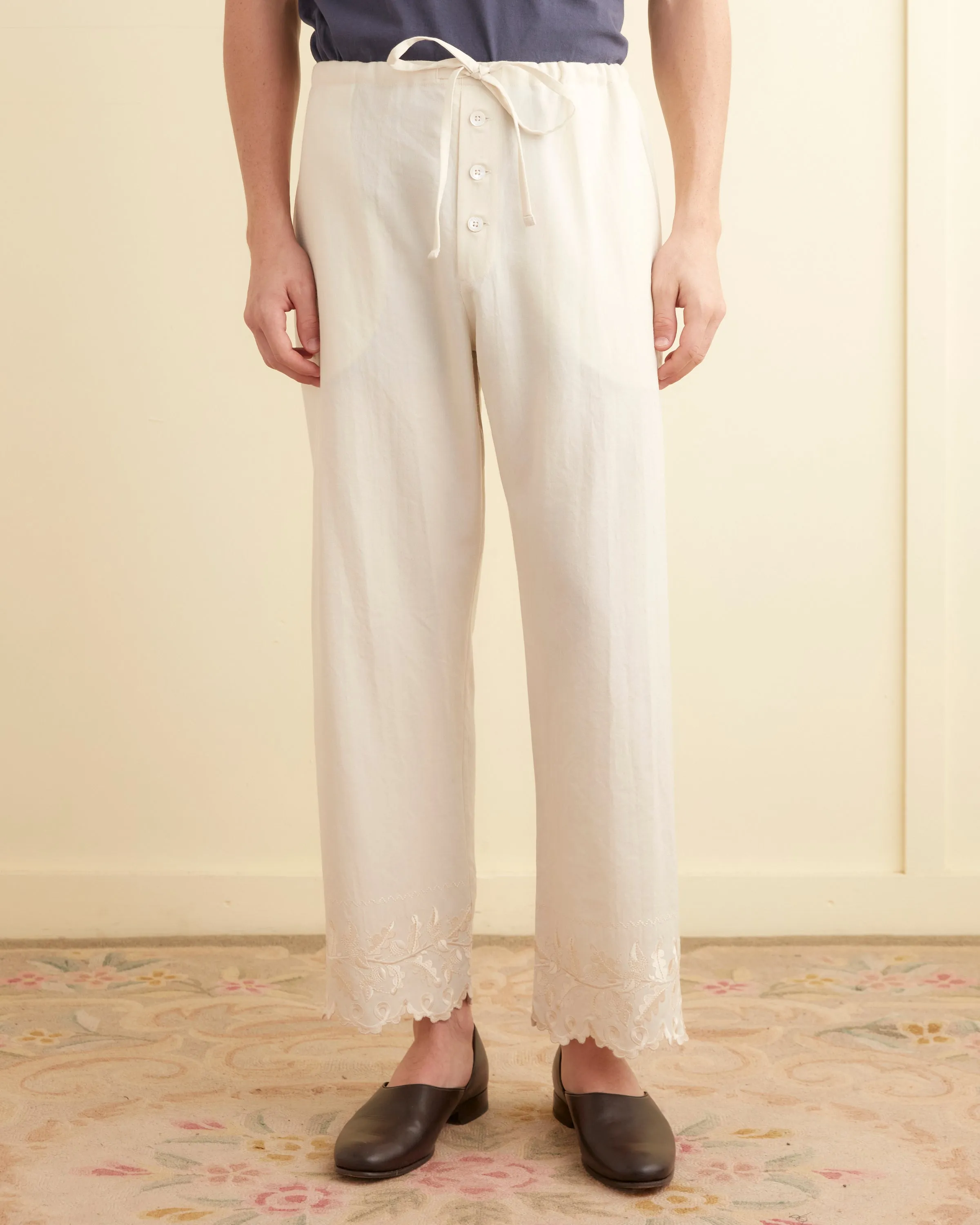 Scalloped Acorn Pajama Pants