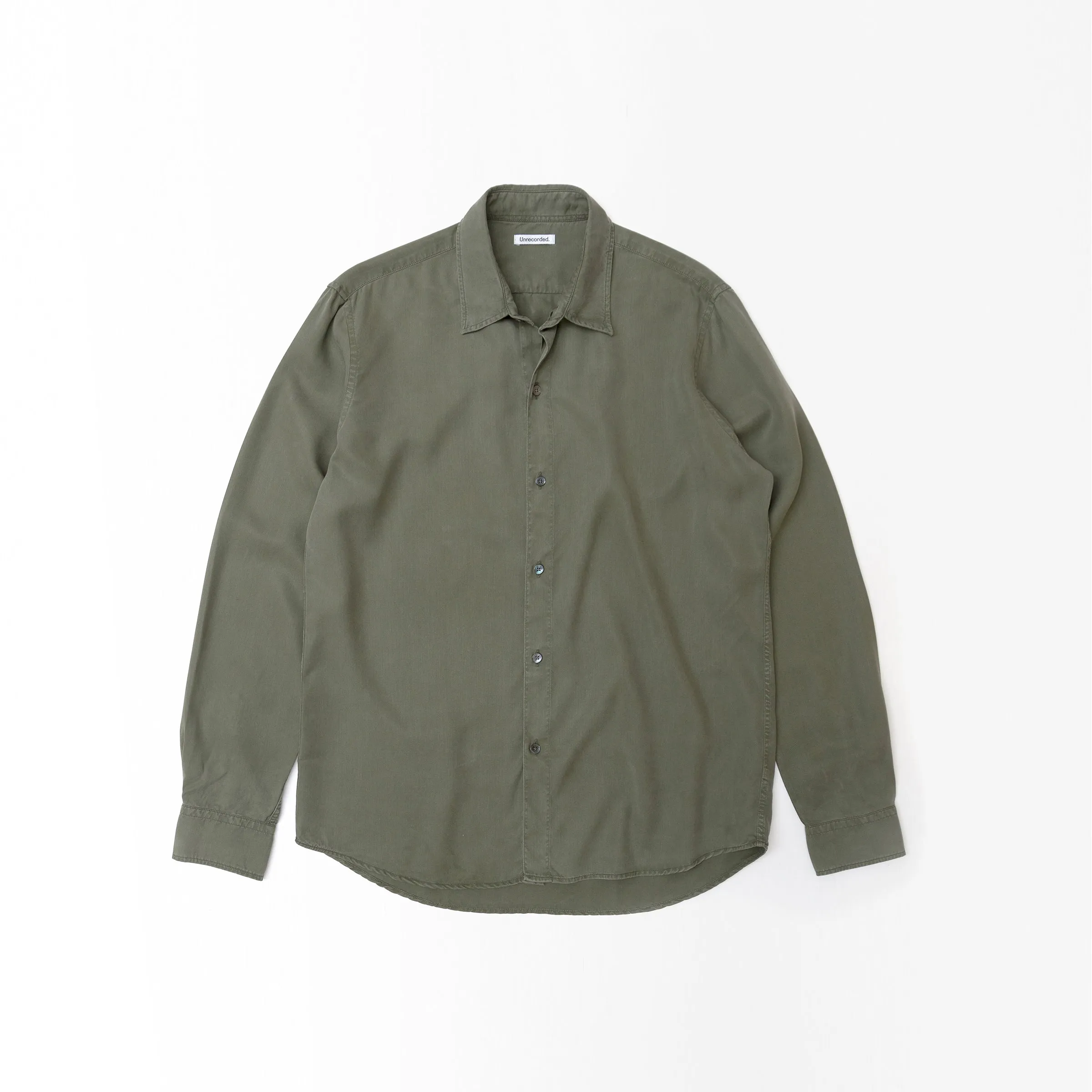 Shirt No2 Tencel Dark Green - Final Sale