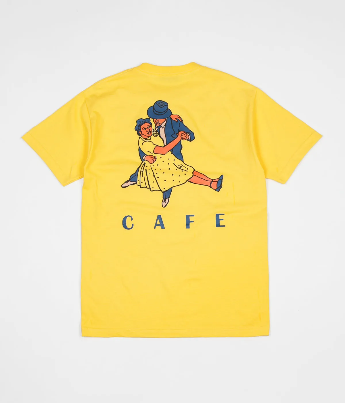 Skateboard Cafe Dancers T-Shirt - Gold