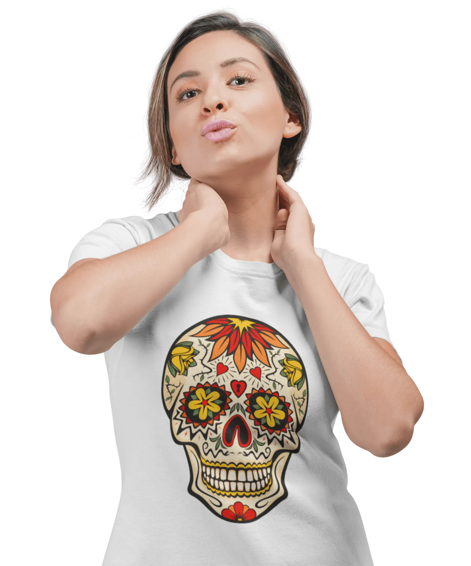 Skull Tattoo Design Adult Unisex T-Shirt