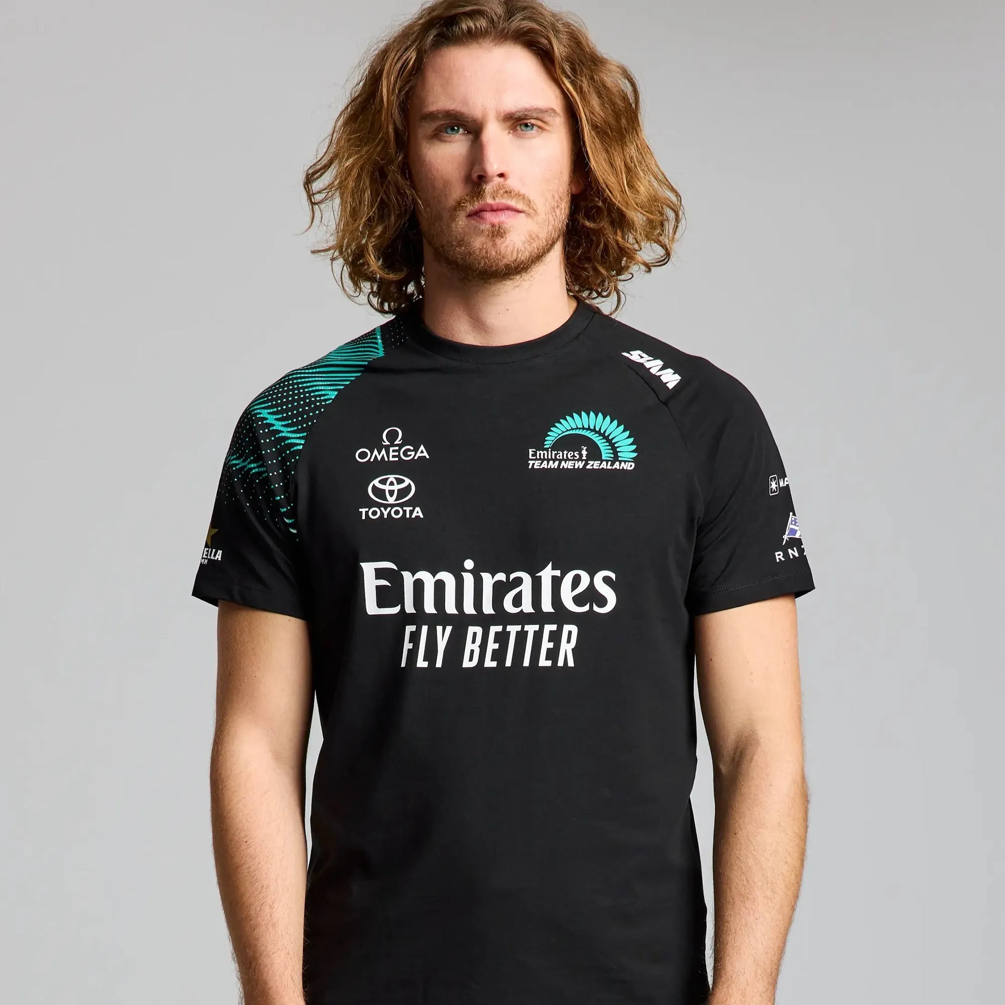 SLAM Men's Emirates Team New Zealand Deck T-Shirt