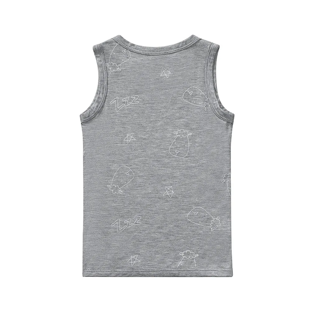 Sleeveless Shirt Sweet Dreams Baa Baa Grey