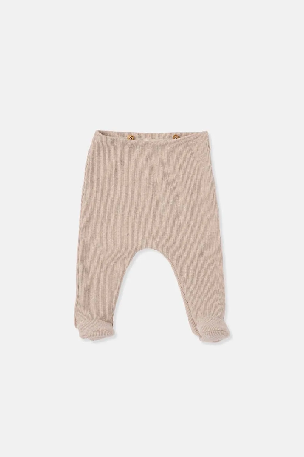 SOFT RIB NEWBORN PANTS