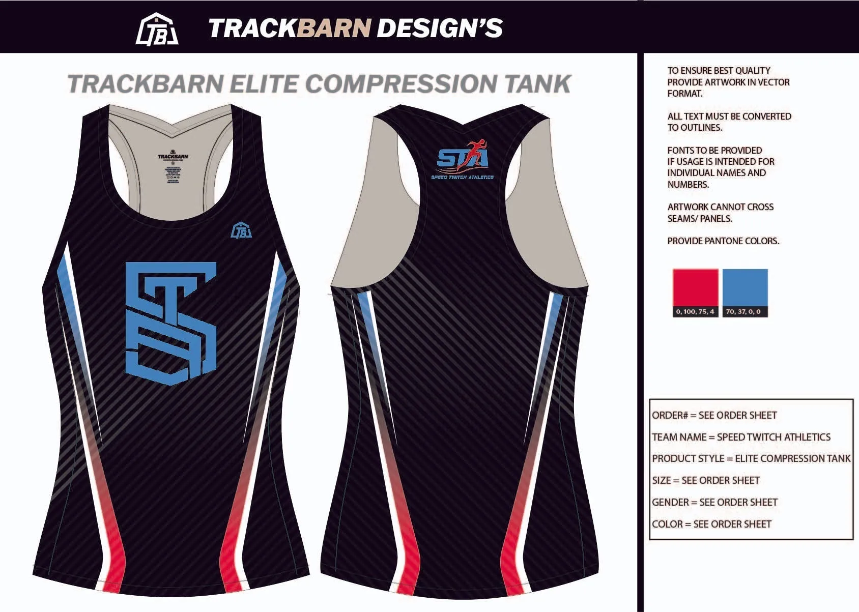 Speed-Twitch-Athletics Womens Compression Tank