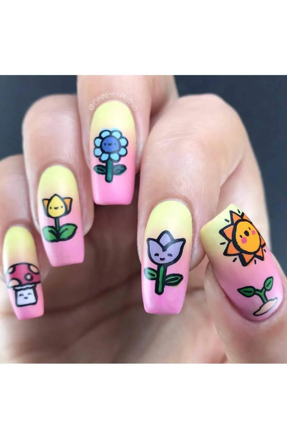 Spring Kawaii Layers -  Uber Chic Stamping Plate