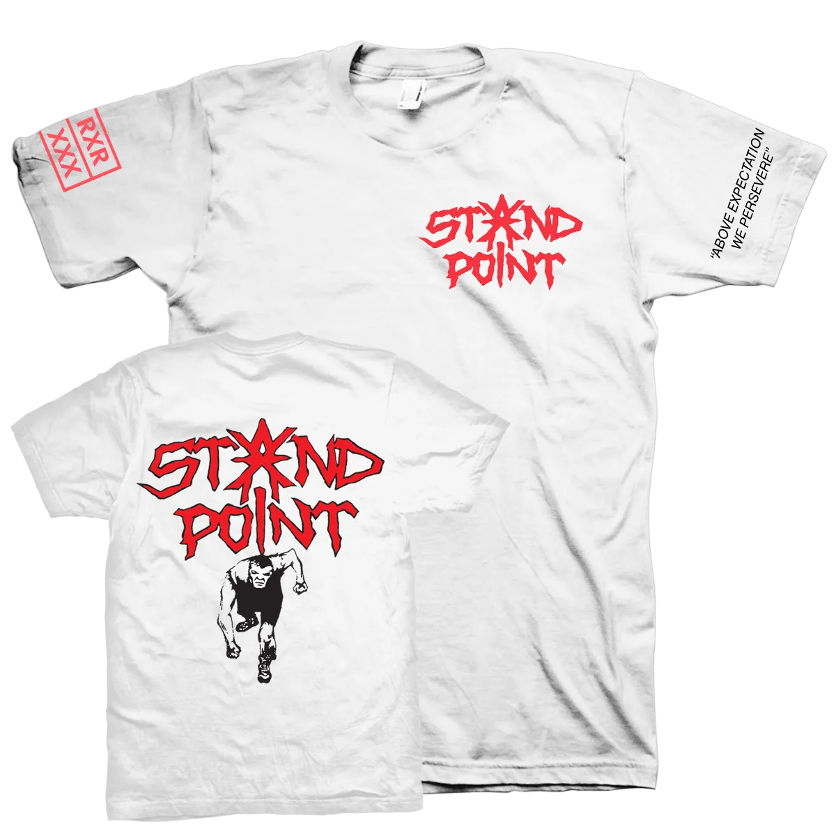 Standpoint "Above Expectation" White T-Shirt