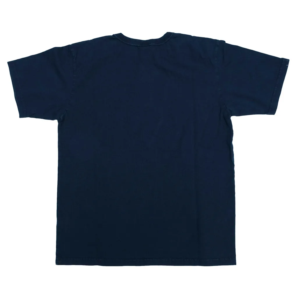 Studio D'Artisan "Bandana" Indigo Logo Print Tee