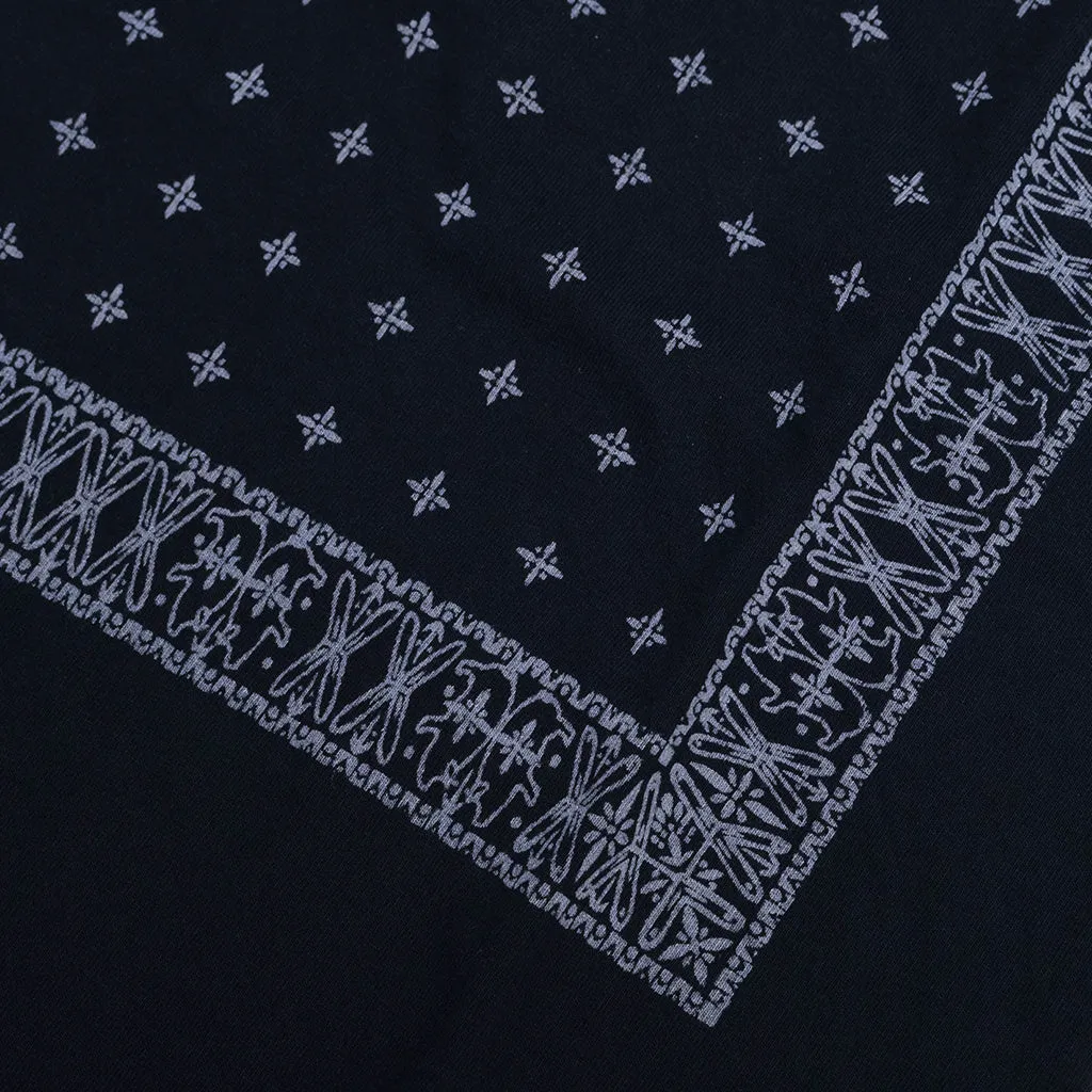 Studio D'Artisan "Bandana" Indigo Logo Print Tee