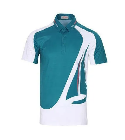 SVG Golf Men's Lapel Short Sleeve T-Shirt