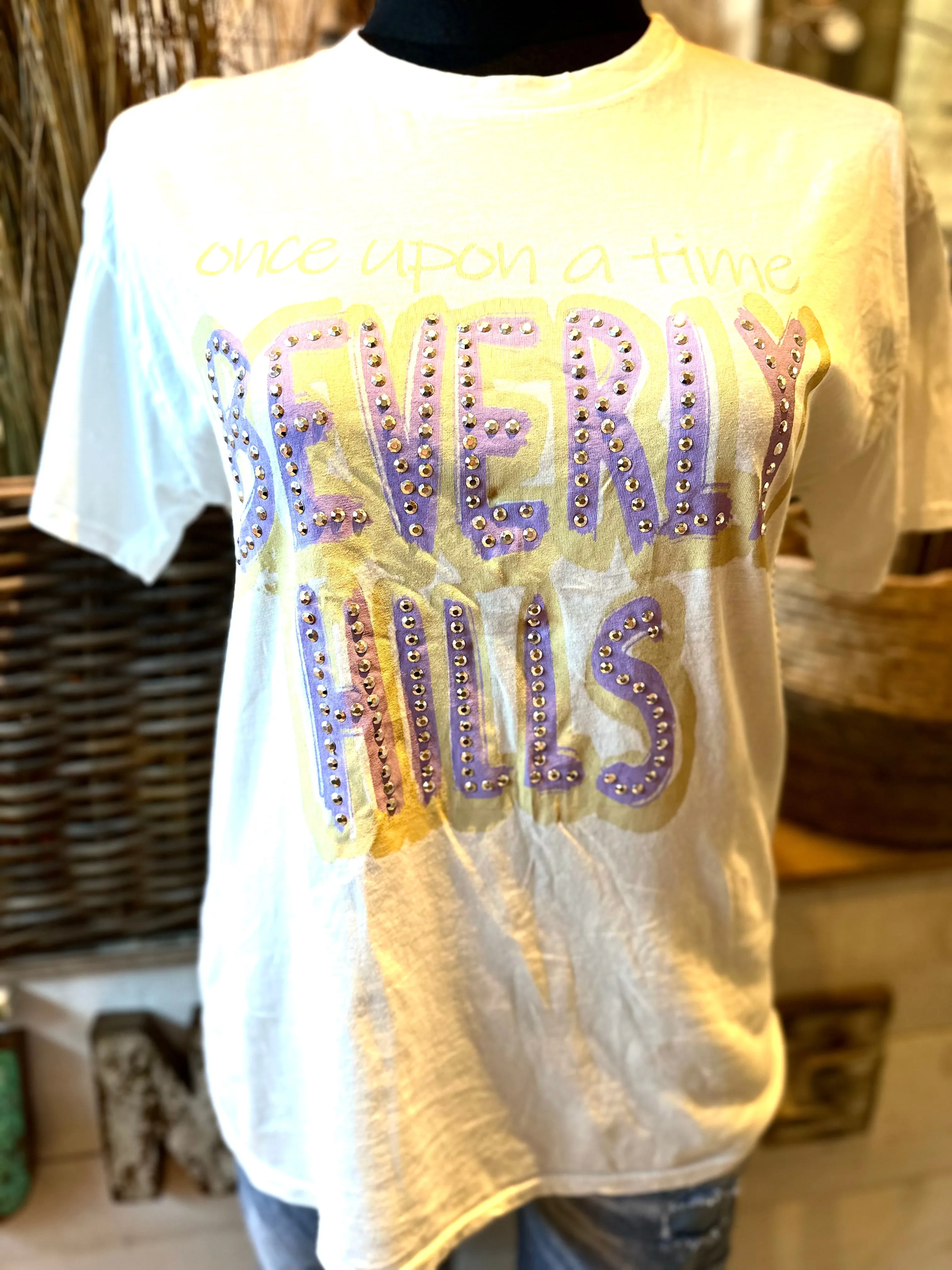 T-Shirt Beverly Hills Druck