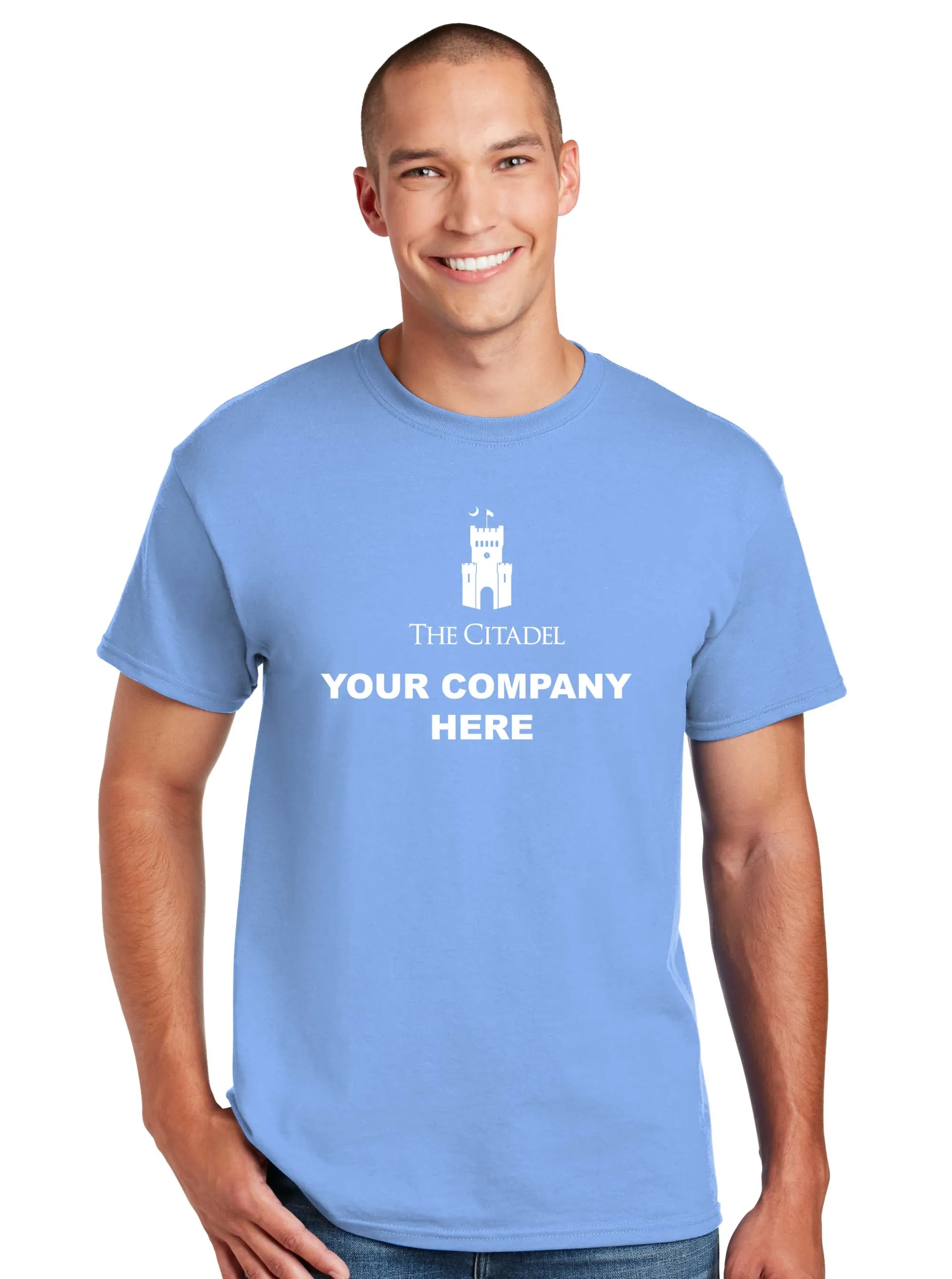 The Citadel, Barracks logo with Your Company,  DryBlend T-Shirt