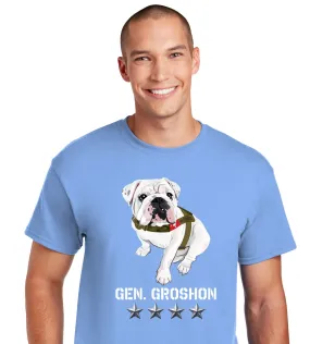 The Citadel Mascot Bulldog, General Groshon AKA G3 DryBlend T-Shirt