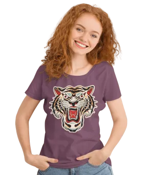 Tiger Tattoo Design Adult Unisex T-Shirt