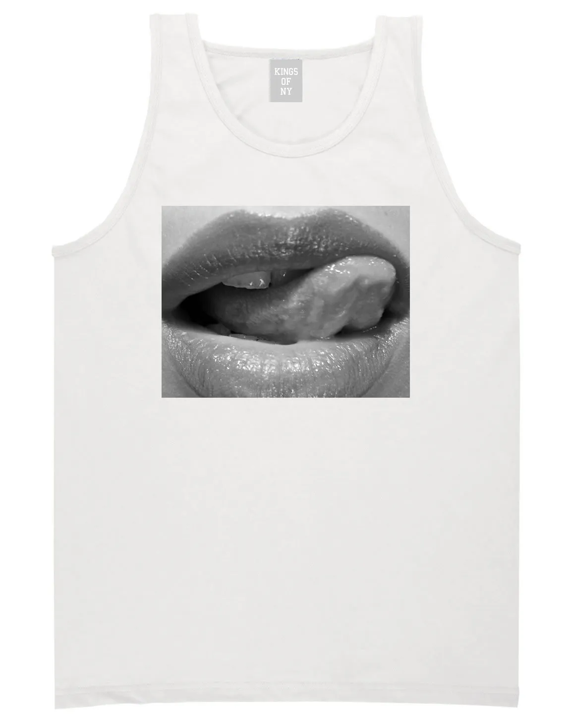 Togue Licking Lips Tank Top