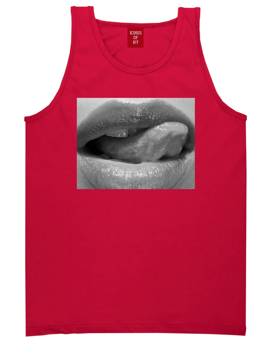 Togue Licking Lips Tank Top