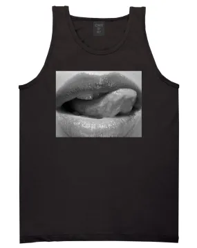 Togue Licking Lips Tank Top