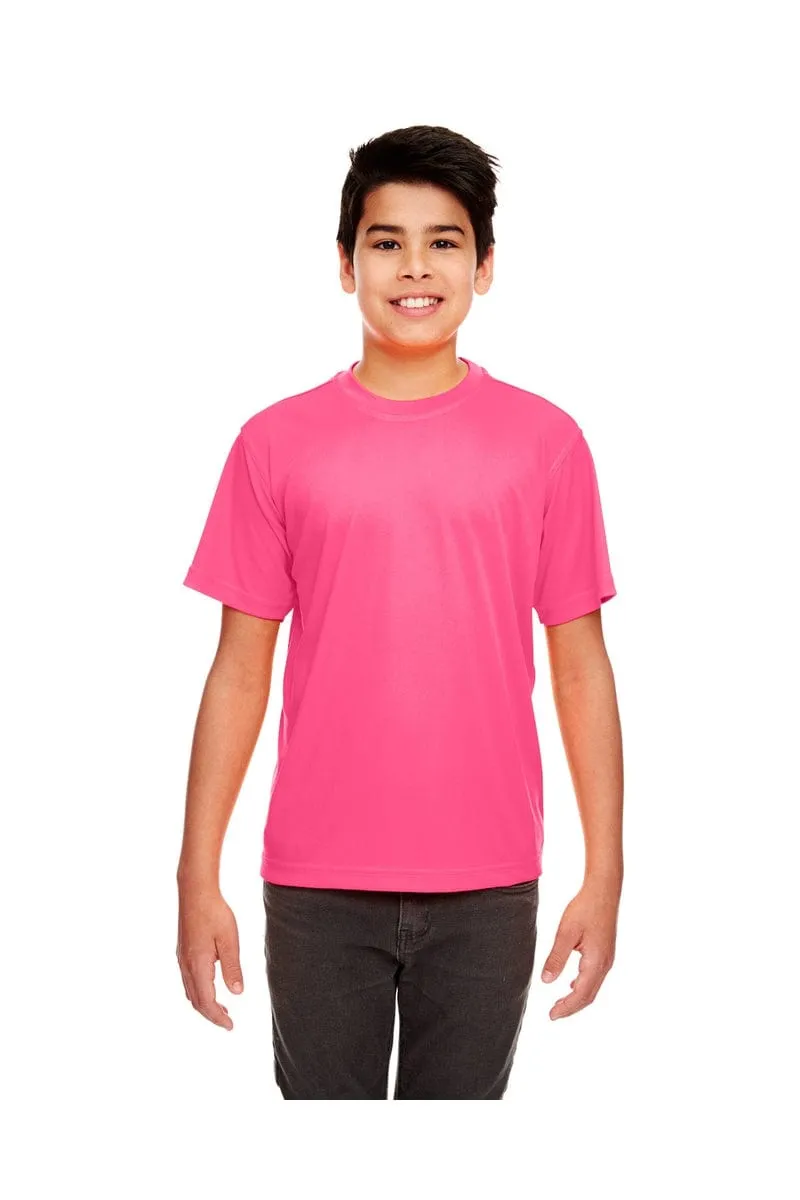 UltraClub 8420Y: Youth Cool & Dry Sport Performance Interlock T-Shirt, Extended Colors 2