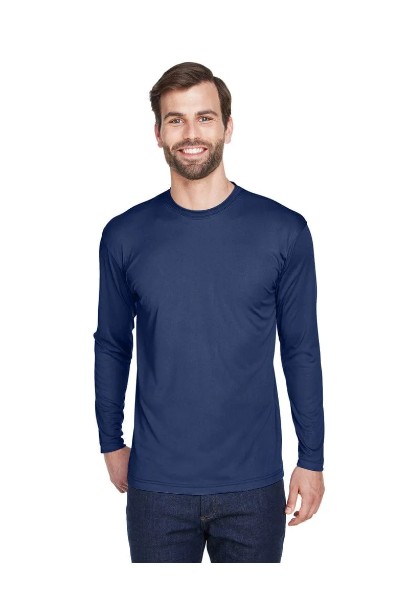 UltraClub 8422: Adult Cool & Dry Sport Long-Sleeve Performance Interlock T-Shirt