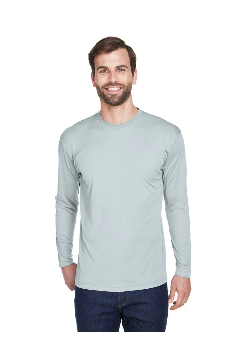 UltraClub 8422: Adult Cool & Dry Sport Long-Sleeve Performance Interlock T-Shirt