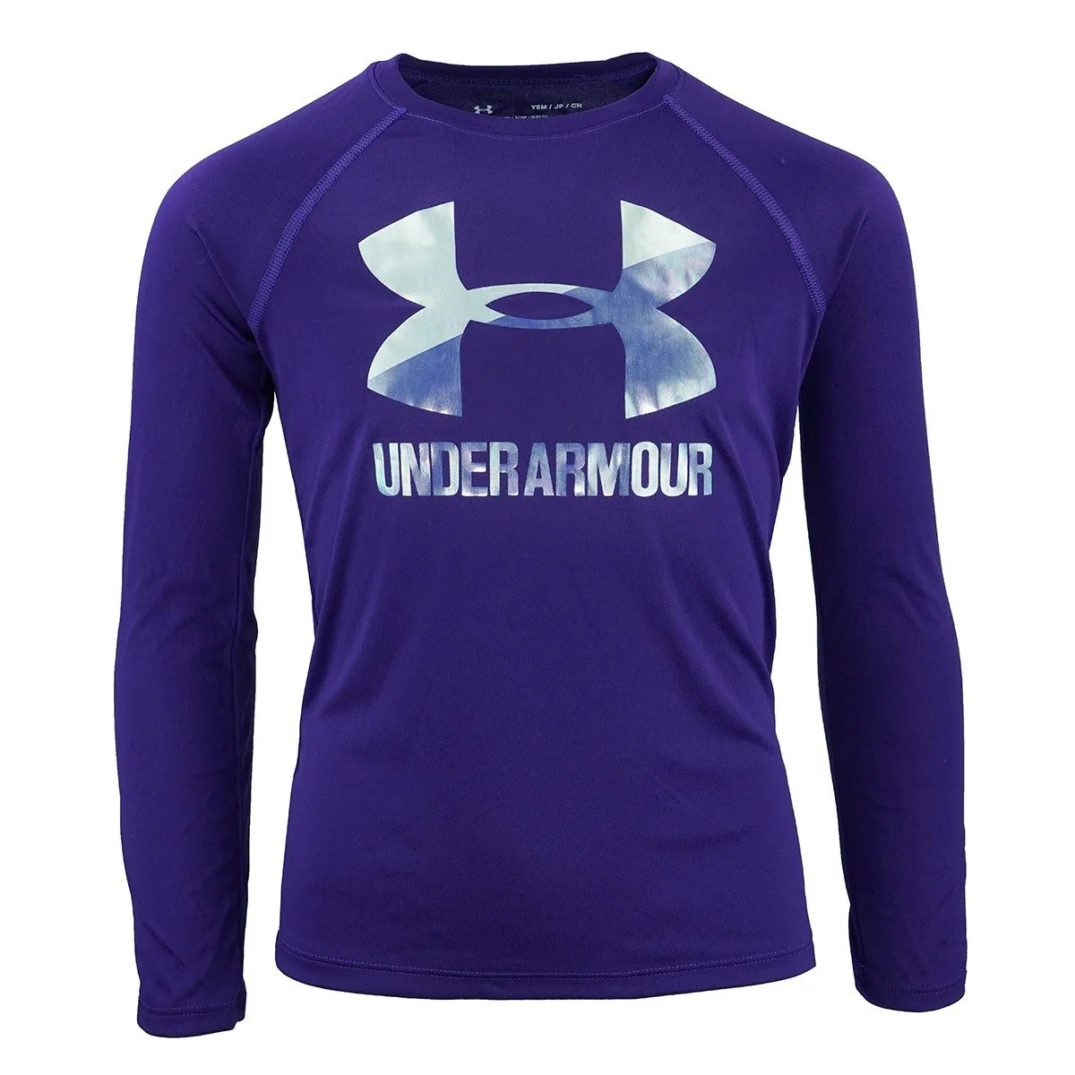 Under Armour Girls' UA Big Logo L/S T-Shirt