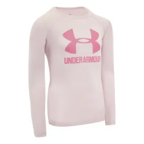 Under Armour Girls' UA Big Logo L/S T-Shirt