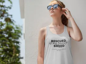 Underdog Rescued Flowy Racerback Tank