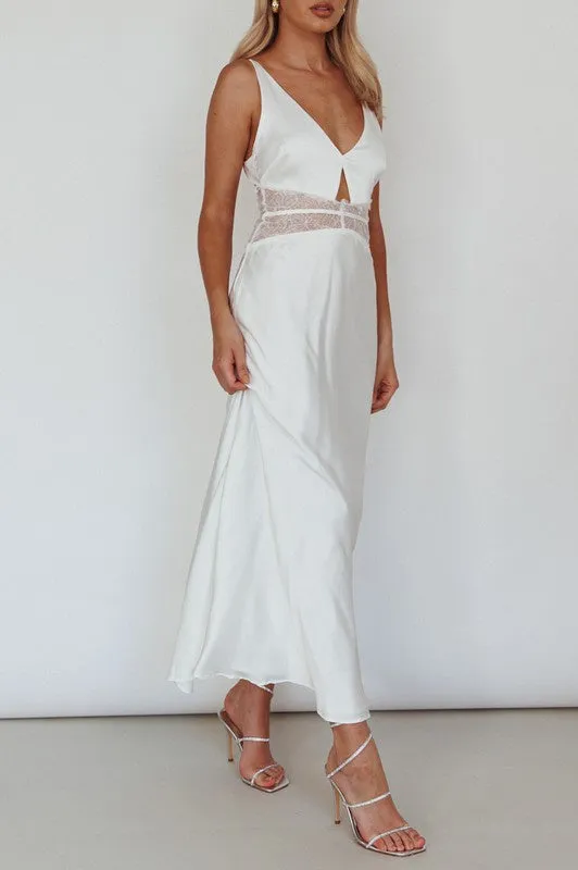 Venice Lace Cut Out Maxi Dress