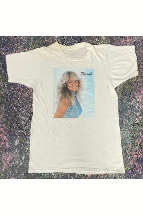 Vintage 1976 Iron On Farrah Fawcett As Holly Logan's Run Tee- L/XL