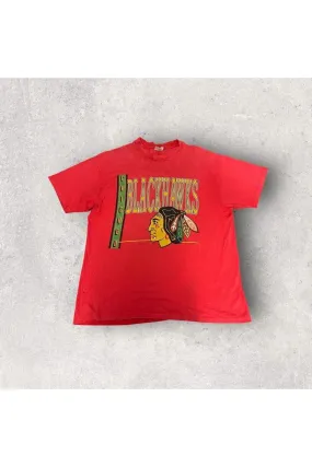 Vintage 1992 Chicago Blackhawks Tee- XXL