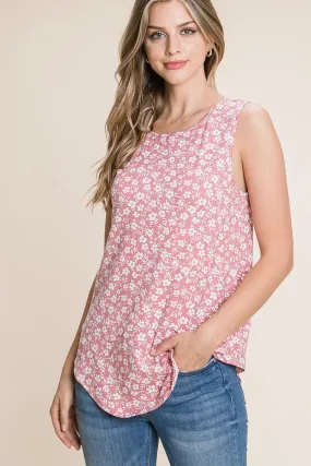 Virginia Basic Floral Tank