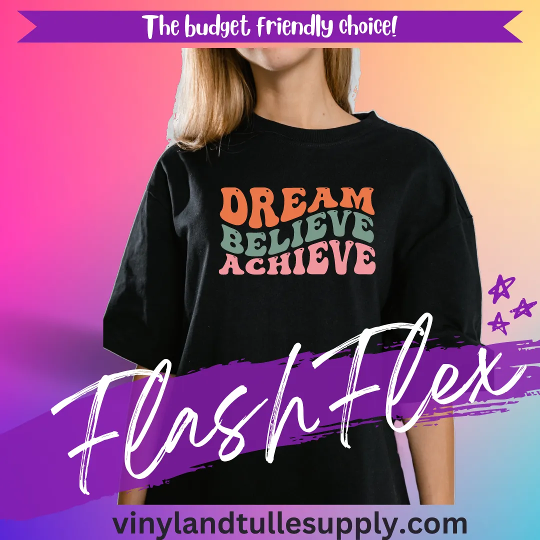 VTS FlashFlex Heat Transfer Vinyl | HTV - Turquoise