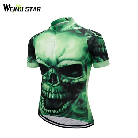 Weimostar USA Summer Bicycle Jersey America Men's Cycling Jerseys MTB Bike Jersey Male Road Bike Riding Short Sleeve Top Shirt