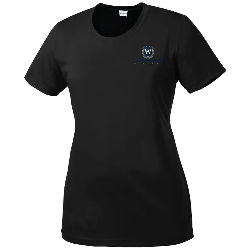 Wellmont Academy Ladies' Short Sleeve DriFit T-shirt