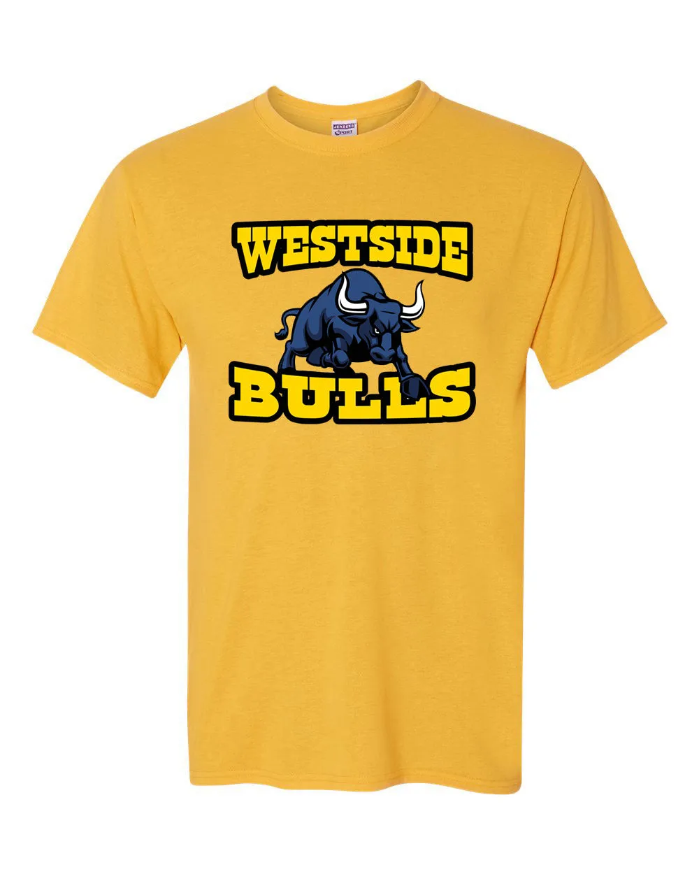 Westside 50/50 Blended T-shirt - Bull Logo