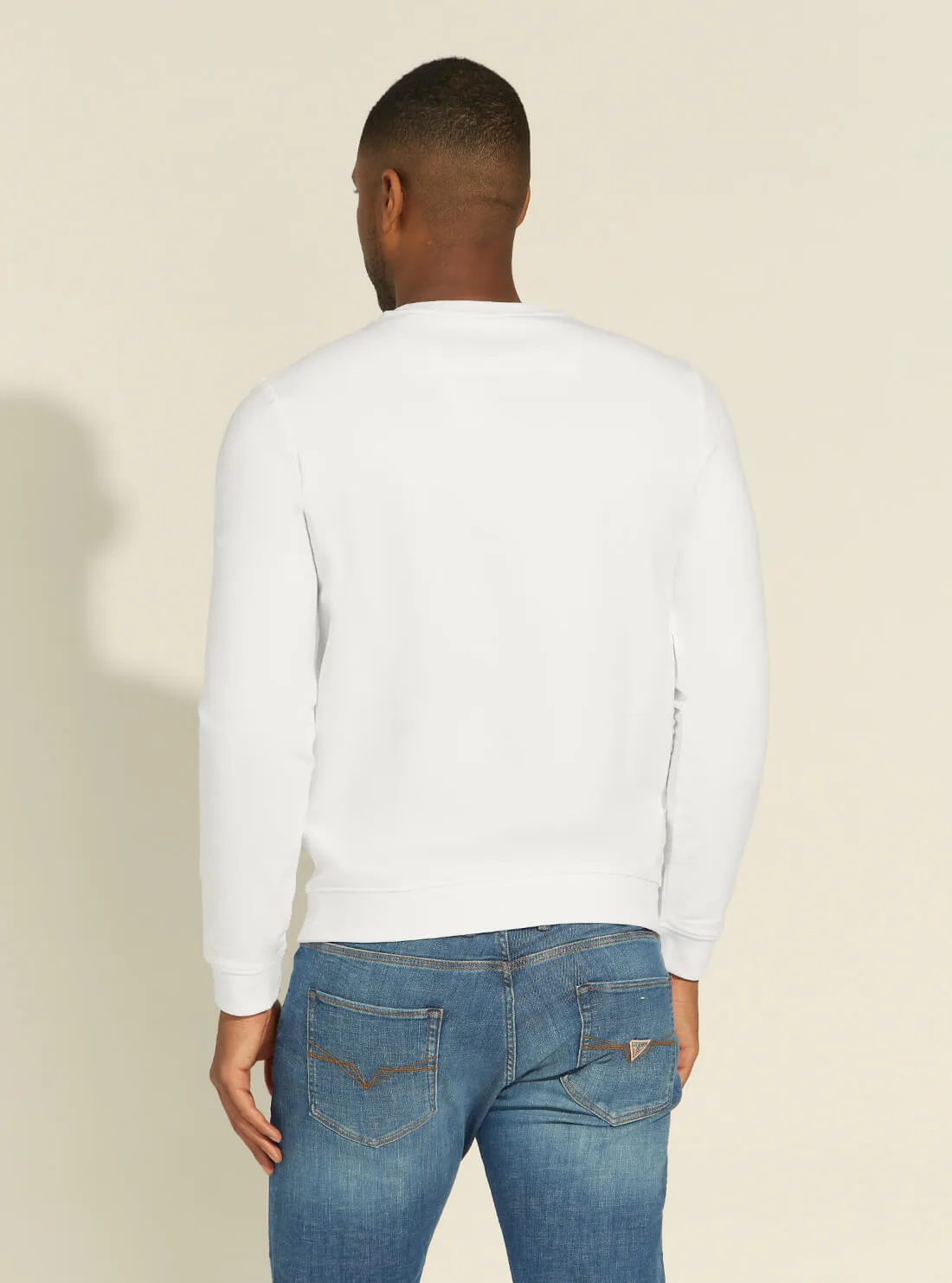 White Audley Fleece Jumper