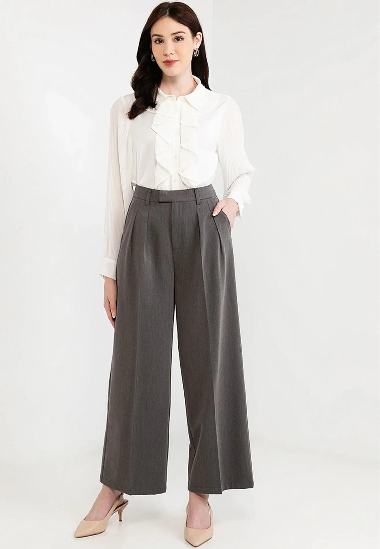 Wide Flared Pants