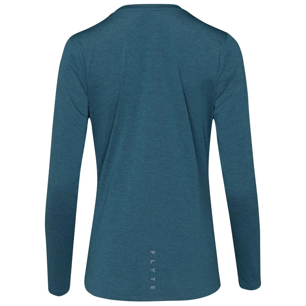 Womens Astral Long Sleeve Tech T-Shirt (Petrol)