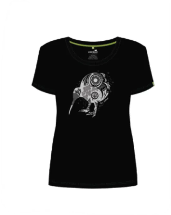 Womens T Shirt Silver Kiwi