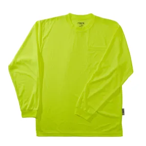 Xtreme Visibility XTREME HI-VIZ BIRDSEYE MESH LONG SLEEVE T-SHIRT