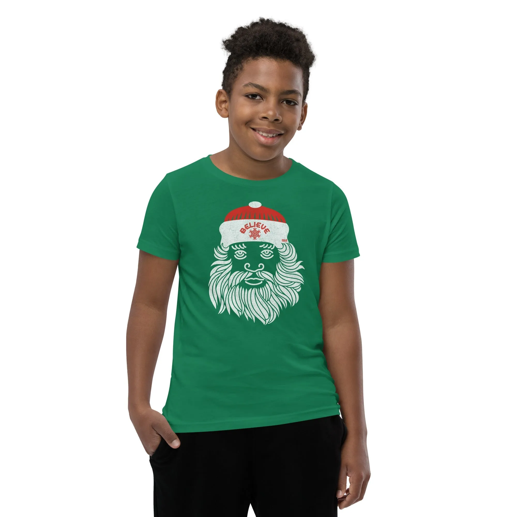 Youth Believe in Santa Extra Soft T-Shirt